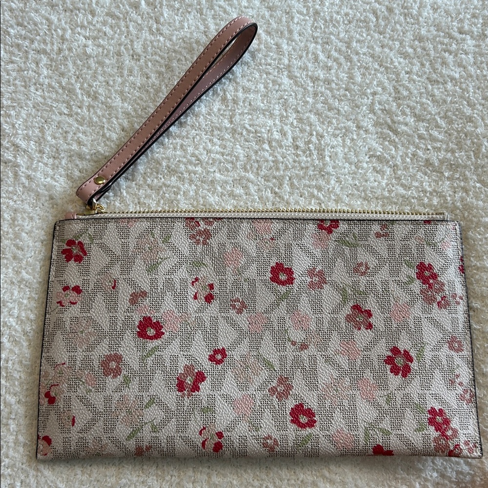 Michael Kors Floral Wristlet Clutch - Picture 2 of 5